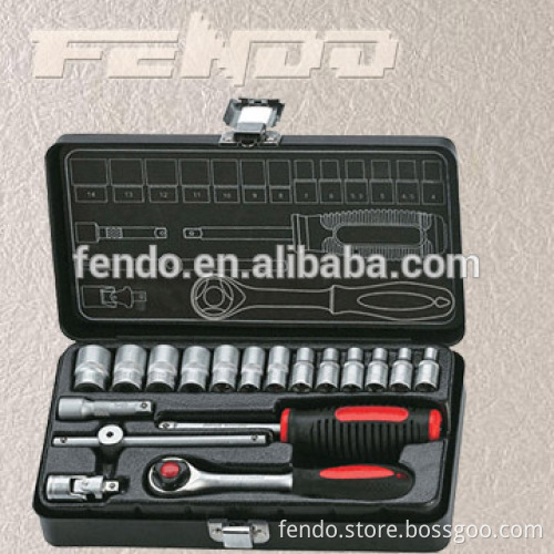 18 pcs Drive Socket set tool set Emergency Tools socket wrench set